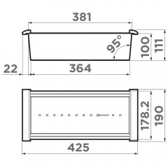 Коландер Omoikiri CO-02-GB