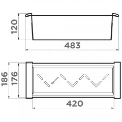 Коландер Omoikiri CO-04-LG