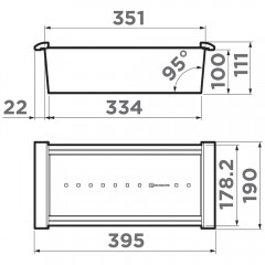 Коландер Omoikiri CO-05-IN