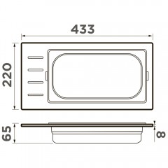 Контейнер Omoikiri DC-01-1-IN