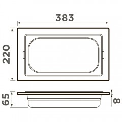 Контейнер Omoikiri DC-05-1-LG