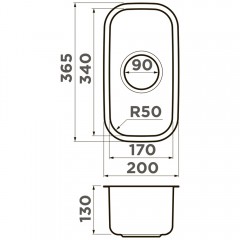 Мойка кухонная Omoikiri Omi 20-U-IN