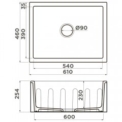 Мойка кухонная Omoikiri Mikura 61-BL