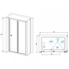 Душевое ограждение RGW Classic CL-31-1 90x90 040931199-011