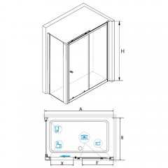 Душевое ограждение RGW Classic CL-45-1 130x100 040945130-011