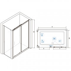 Душевое ограждение RGW Classic CL-48-1 120x100 320948102-011