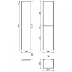 Пенал Sancos Libra PLB35W