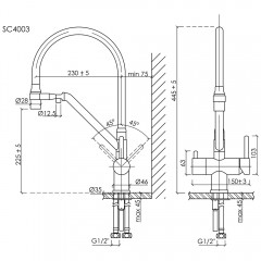 Смеситель для кухни Sancos Dora SC4003MW