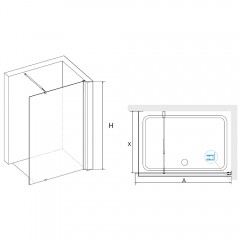 Душевое ограждение RGW Walk In WA-02 70 41100207-41