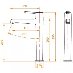 Смеситель для раковины RGW SP-311