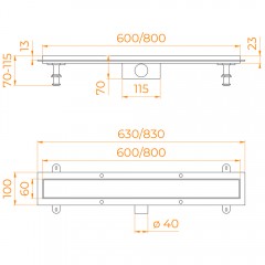 Трап душевой RGW SDR-34 600 64213460-01