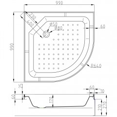 Душевая кабина AvaCan D271SLED