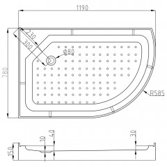 Душевая кабина AvaCan EM1512L