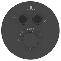 Душевая система встраиваемая Vincea Inspire VSFW-3I22MT5MB термостат