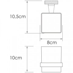 Подстаканник WasserKRAFT Tauber K-64428