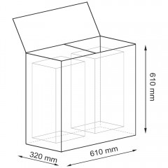 Корзина WasserKRAFT Fulda WB-520-L