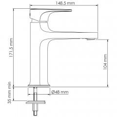 Смеситель для раковины WasserKRAFT Havel 3603