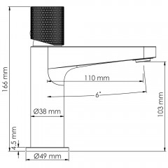 Смеситель для раковины WasserKRAFT Mosel 4603