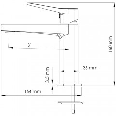 Смеситель для раковины WasserKRAFT Weil 2303