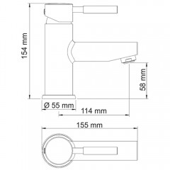 Смеситель для раковины WasserKRAFT Wern 4203