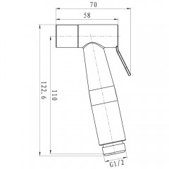 Гигиенический душ BelBagno BB-BFS1-IN