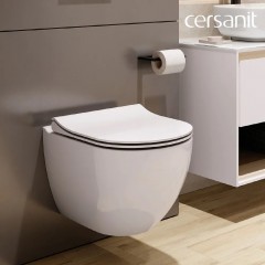 Унитаз подвесной Cersanit Brasko Smart Clean On DPL EO slim LP