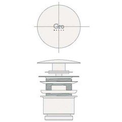 Донный клапан Gro Welle Muskat MSK581