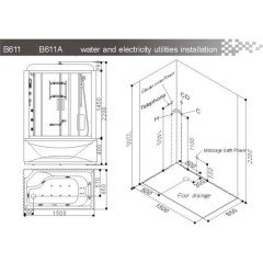 Душевая кабина SSWW B611A L