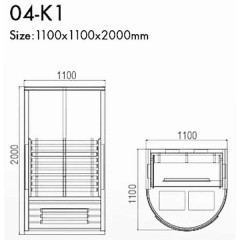 Сауна инфракрасная KOY R04-K1