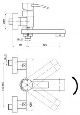 Смеситель GPD Aduro MBB95