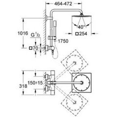 Душевая программа Grohe Rainshower F-series 27469000