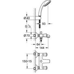 Смеситель Grohe Avina 25086000