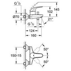 Смеситель Grohe Euroeco 32743000