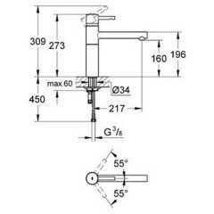 Смеситель для мойки Grohe Essence 32105DC0