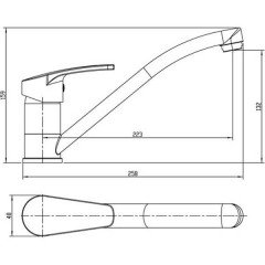 Смеситель для мойки Gro Welle Apfel APF771