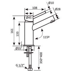 Смеситель для умывальника Gro Welle Wassermelon WSM711