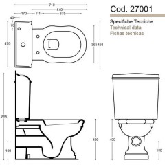 Унитаз Althea Ceramica Royal