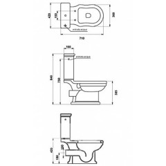 Унитаз Hidra Ceramica Ellade