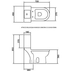 Унитаз Hidra Ceramica Pluvia