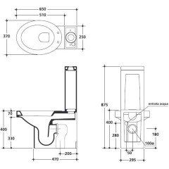 Унитаз Kerasan Cento 351701