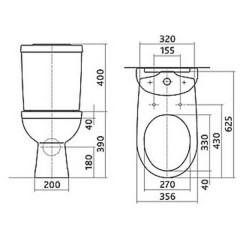 Унитаз Ifo Orsa RP413072590