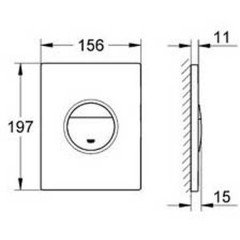 Кнопка Grohe Nova Cosmopolitan Print 38847KI0