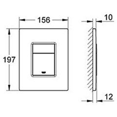 Кнопка Grohe Skate Cosmopolitan 38732BR0