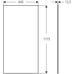 Панель облицовочная Grohe Rapid S 37278000