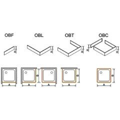 Акриловый поддон Sanplast OBL/FREE 70x100x9