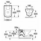 Инсталляция Roca PRO WC 89009000 + Roca Dama Senso 346517000