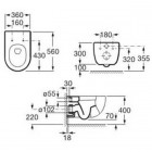 Инсталляция Roca PRO WC 89009000 + Roca Meridian-N 346247000