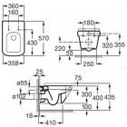 Инсталляция Roca PRO WC 89009000 + Roca Dama-N 346787000