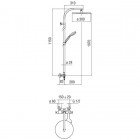 Душевой гарнитур Nobili Tago TG85330/40CR