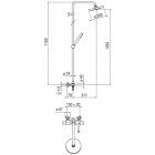 Душевой гарнитур Nobili Tea TE85330/30CR